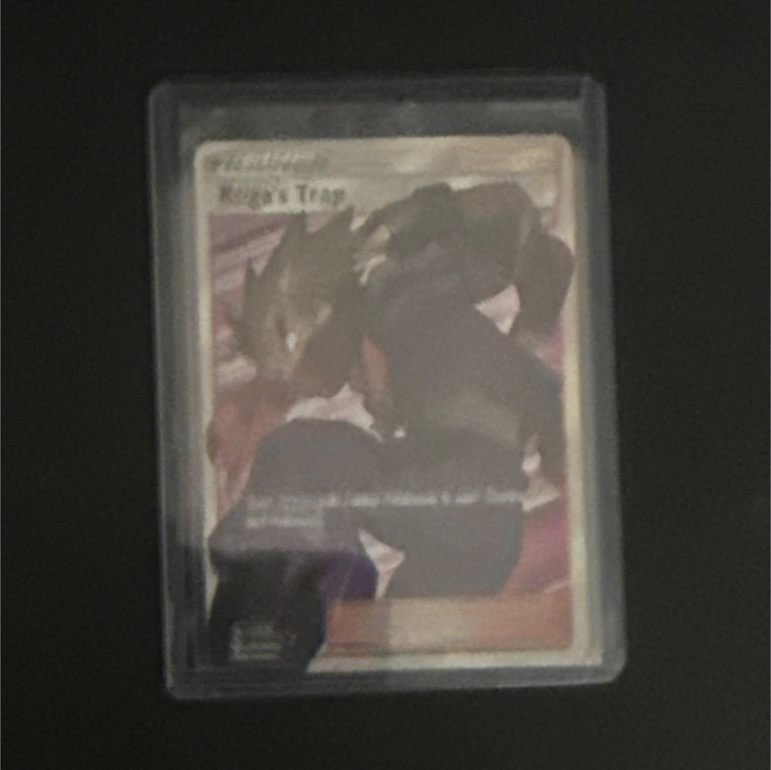 Koga's Trap (Full Art) 211/214 Sm-Unbroken Bonds Holo Pokemon Card
