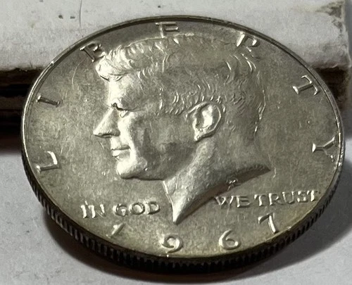1967 Kennedy Half Dollar 40% Silver - AU Condition