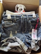 Reseller bundle 24 Pairs of Justice Size 10 Girls Jean Shorts New with Tags