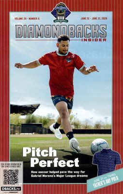 2026 Diamondbacks D-backs Insider Program Magazine #6 Gabriel Moreno