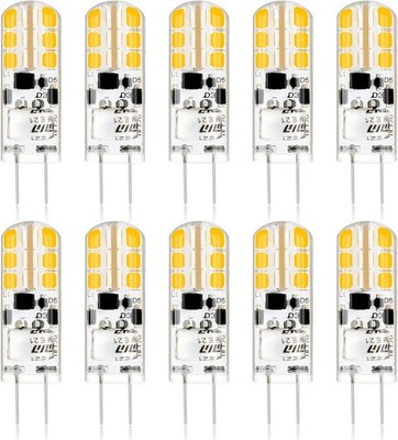 YUIIP G4 LED Bulb 2W, 12V JC Bi Pin Bulb, 20W Halogen Replacement,... 