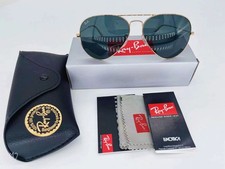 RAY-BAN RB3025 Aviator Sunglasses Gold Frame 58mm Gray Lens