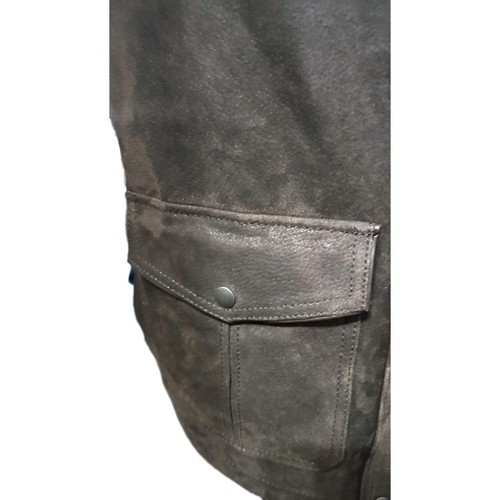 Roundtree & Yorke Premuim Genuine Leather Vest SZ. M Lined Heavy Suede - Picture 5 of 19
