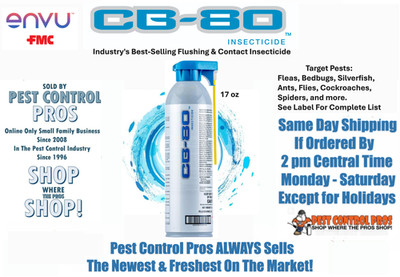 17 oz CB-80 Flushing Agent Contact Pyrethrin Insecticide Carpet Beetle Roach etc