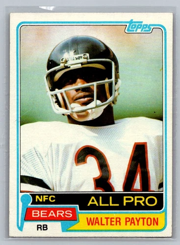1981 Topps #400 Walter Payton