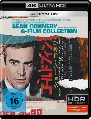 James Bond 007 SEAN CONNERY 6-FILM COLLECTION (6x 4K Ultra HD) NEU+OVP