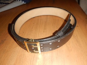 Jay Pee New Jersey State Police Style Sam Browne Duty Belt 2 1/4" * 34" Waist