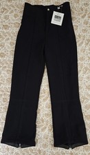 Vintage NILS Skiwear Women's Ski Pants Black Entrant Stretch Marsha Size 2 Short