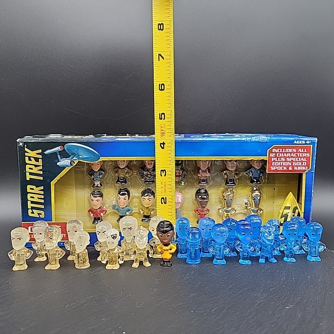 Large Lot of Chibis Star Trek 50th Anniversary Mini Figures Blue