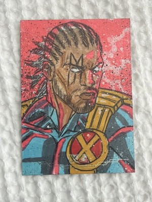 Topps Marvel Bishop X-Men Original Hand-Drawn Sketch