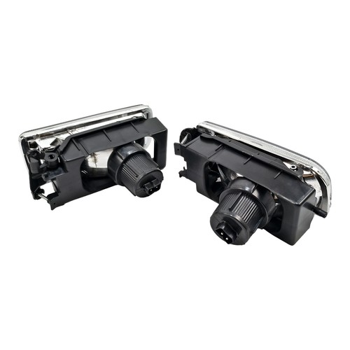 Pair Front Clear Bumper Fog Lights Lens For BMW E36 3-series 1992-1998 No Bulbs - Picture 7 of 8