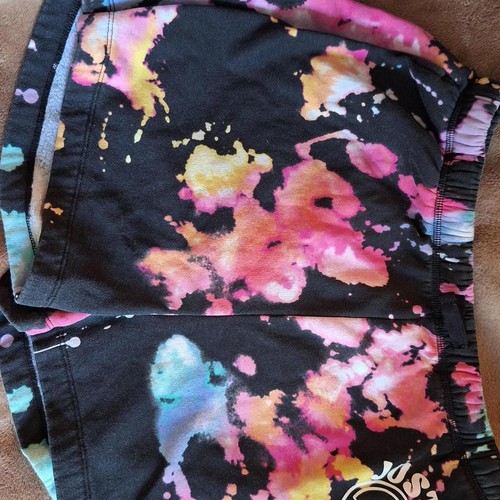Justice Girls' XL Plus Tie-Dye Shorts - Picture 3 of 5