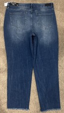 Nicole Miller Size 14 Perfection SOHO High-Rise Slim Straight Jeans