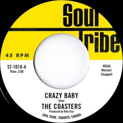 Coasters - Crazy Baby / Frantic Escape - Used Vinyl Record 7 - G8100z