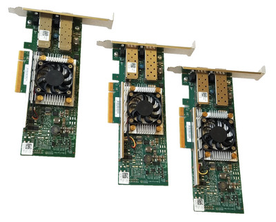 LOT OF 3 Dell 0N20KJ Broadcom 57810S Dual Port 10GbE SFP+ CNA Network Card