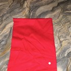 KISS Red Solid Cashmere Knit Fringe Rectangle Scarf Wrap Women's — photo 6
