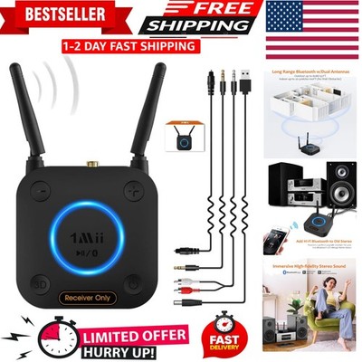HiFi B06Pro Bluetooth Receiver: 197ft Range, aptX HD & 3D Surround Sound