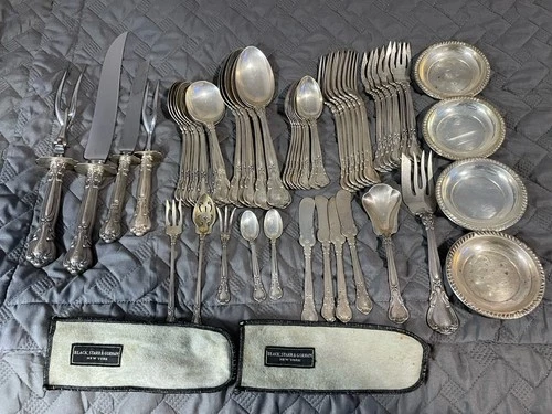 Chantilly by Gorham Sterling Silver Dinner Flatware Set 53 Pieces Read Details