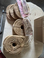Reed For Basket Weaving Lot Of 11 - 1 lb rolls.