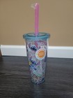 Disney's Stitch Cup With Straw Perfect For Bubble Tea Brand New — photo 1