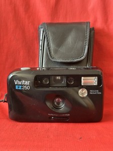 Vivitar EZ250 35mm Film Point and Shoot Camera Black Tested