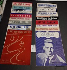 Sheet Music Lot Of 51 , 1900's To 1970/ Z1