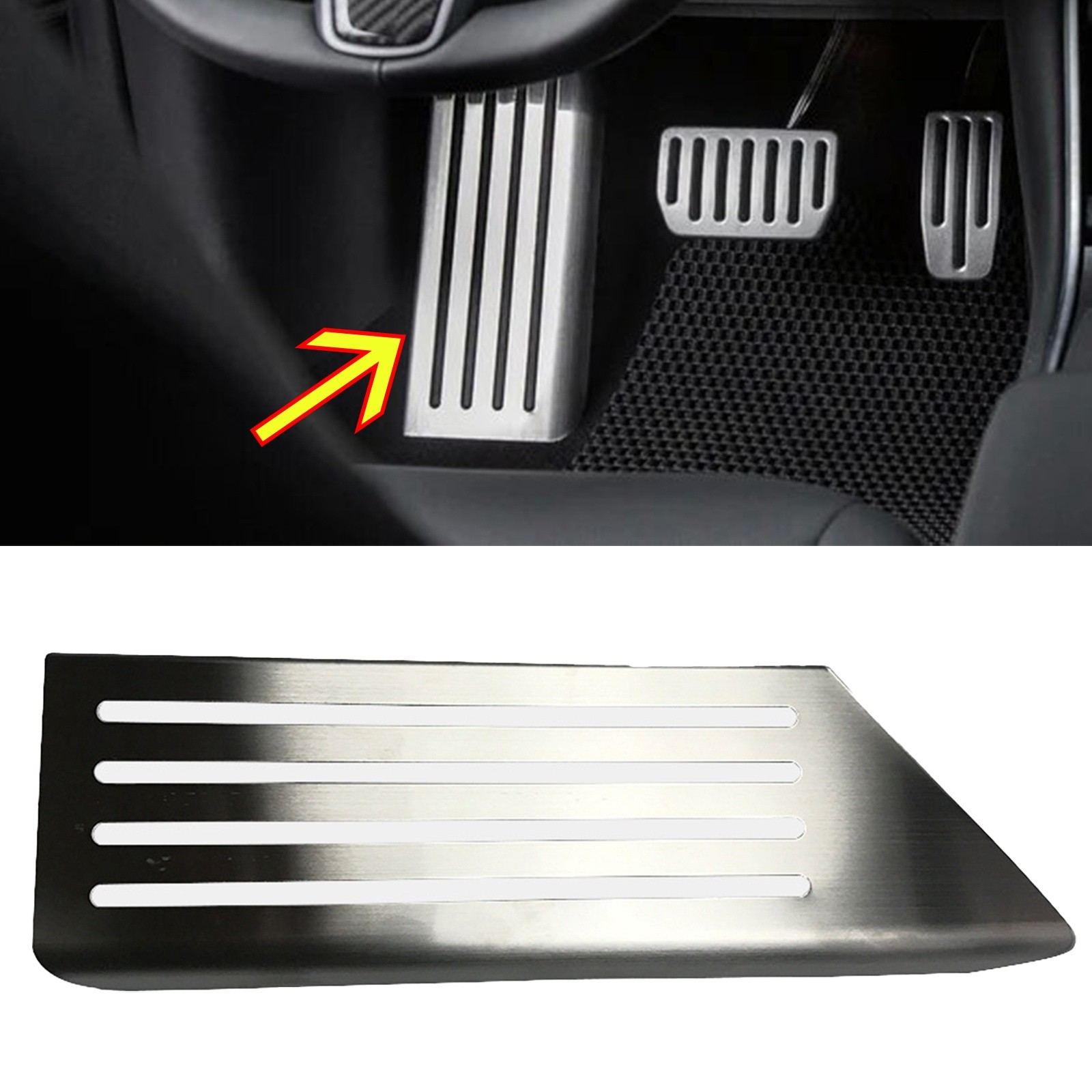 Foot Rest Footrest Dead Pedal Pad Cover For Tesla Model 3/For Tesla Model Y