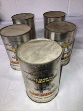 5Vintage Original Slick 50 Resin Gear Transmission Oil Can FULL Graphic QuartCan
