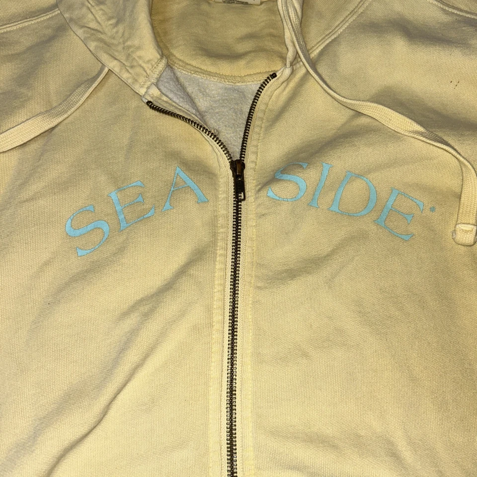 Женская толстовка Seaside 30A XL желтая куртка на молнии Florida Beach - Изображение 2 из 4
