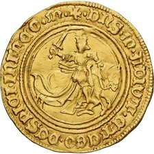 [#940681] Kingdom of Naples, Alfonso the Magnanimous, Ducato e mezzo, 1442-1458,