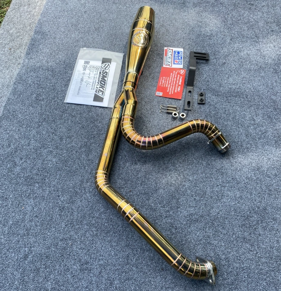 Harley Davidson Softail Slim exhaust pipes 2 Into 1 2012-2017 Full System - Image 4 of 4