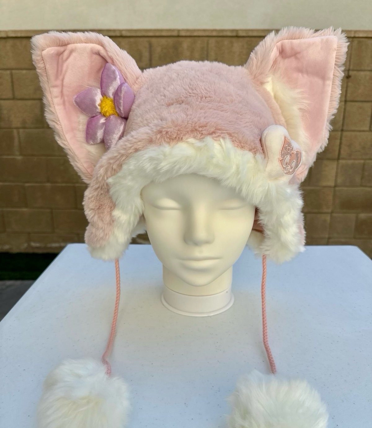 LinaBell Ears Headband Hat Duffy friends Tokyo Disney pink fox Japan TDR new