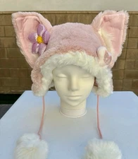 LinaBell Ears Headband Hat Duffy friends Tokyo Disney pink fox Japan TDR new