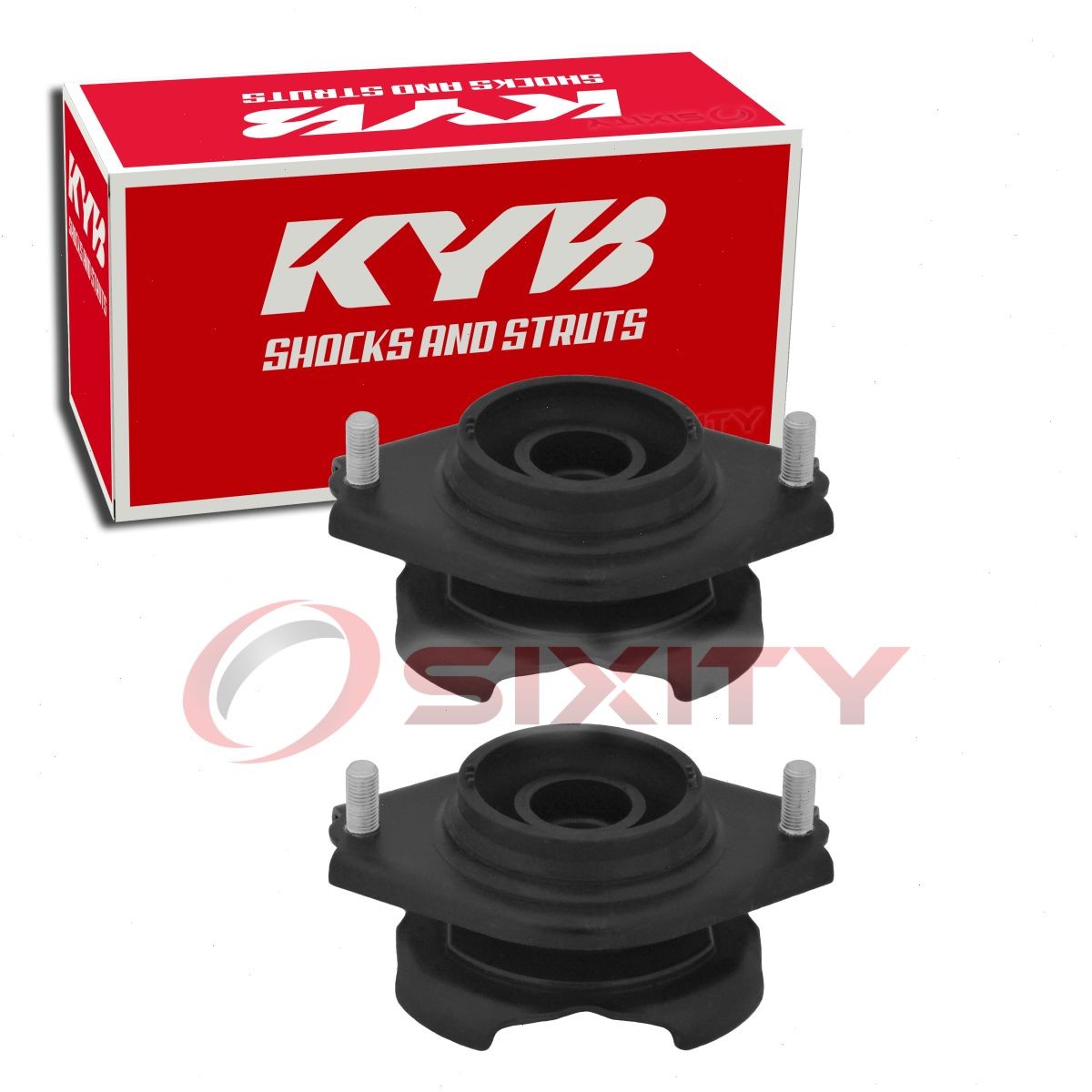 2 pc KYB Rear Suspension Strut Mounts for 2008-2015 Subaru Impreza Shock ae
