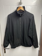 Ladies Sport FX Activewear Jacket Full Zip Size UK 12 Black 100 Polyester