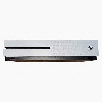 Microsoft Xbox One S 1TB White Console 4k CABLES CORDS + CONTROLLER * TESTED*