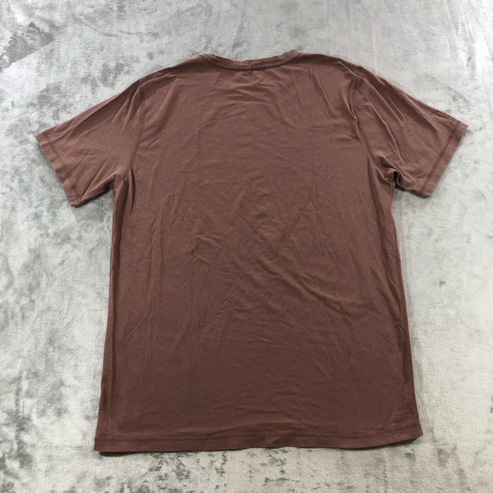 Vuori Shirt Mens Large Brown Solid Basic Tee Insp… - image 8