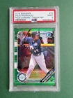 JULIO RODRIGUEZ 2019 Bowman Chrome 1st GREEN REFRACTOR 10/99 PSA 9