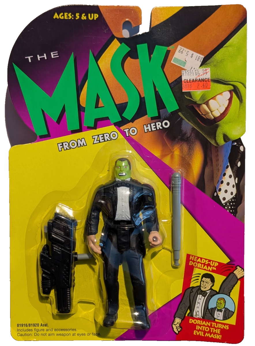 The Mask Heads up Dorian Action Figure Hasbro 81920 1995 for sale