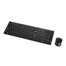 Amazon Basics Wireless Keyboard and Mouse Combo, Full-Sized 2.4 GHz USB Receiver