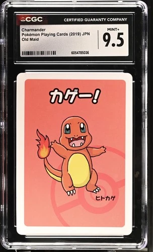 Charmander Old Maid Pokemon Playing Cards Jpn CGC 9.5 Mint+ *036