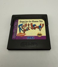 Ren & Stimpy Quest for the Shaven Yak Sega Game Gear Authentic Tested Working