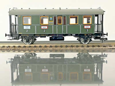 TRAVEL CAR - K.Bay.Sts.B. - EPOCH 1 - 2-3rd CLASS - NEW! (AS-5642)