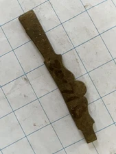 5" Solid Brass Kentucky or Pennsylvania Black Powder Lock Side Plate Casting