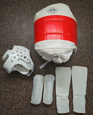 Dynamics Taekwondo Gear Set  Size 5  Protected Large Pads Helmet