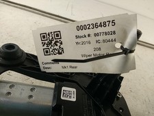 PEUGEOT 208 WIPER MOTOR REAR 5 Door Hatchback 9673251380A 12-20