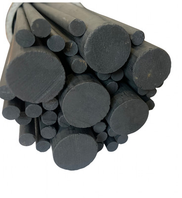 Graphite carbon rod electrode, resistant to high temperatures