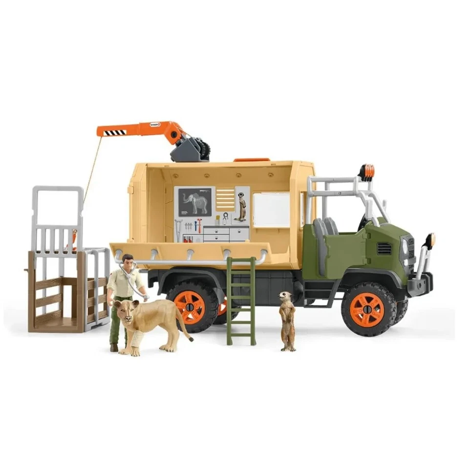 schleich® WILD LIFE 42475 Großer Truck Tierrettung