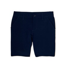 Wonder Nation Boys School Uniform Stretch Performance Shorts, Size 10 Black -EB2