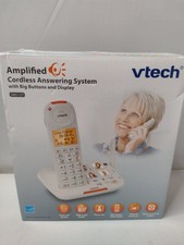 Vtech Amplified Cordless Phone Answering System Big Buttons SN5127